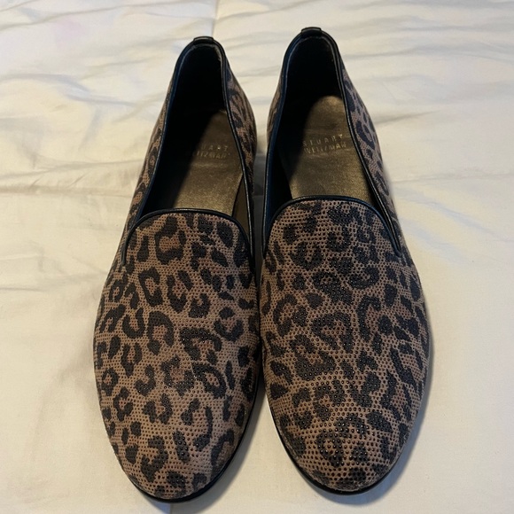 Stuart Weitzman Leopard Print Loafers - Picture 2 of 10